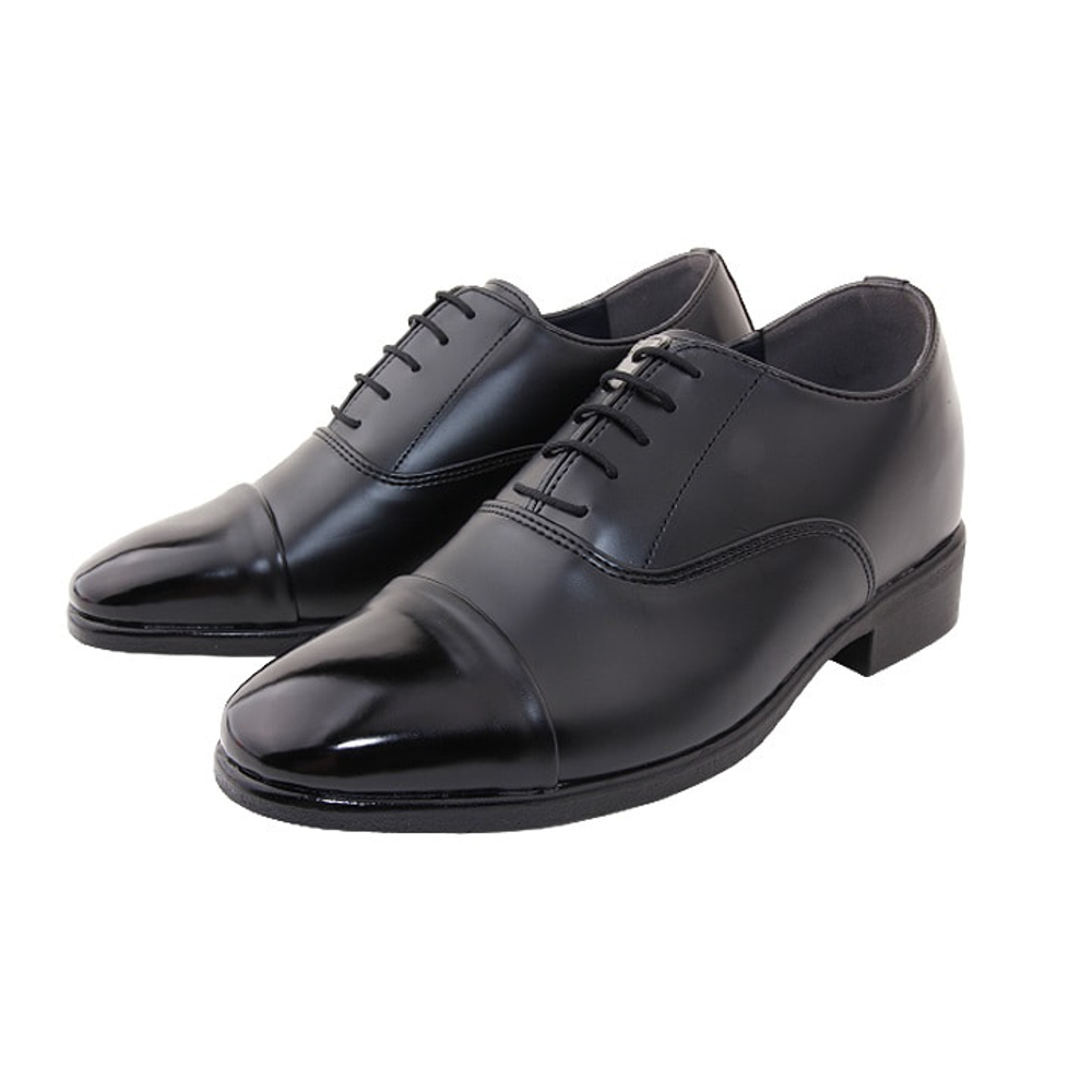 [GIRLS GOOB] Men's Lace Up Dress Shoes, Classic Loafers, Synthetic Leather 3cm Insole, Men's Invisible Height Increasing Elevator Shoes - Made in KOREA